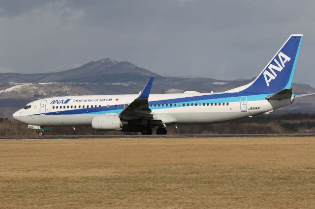 Boeing 737-800 (JA61AN) - 30 December 2016:HKD-ITM.