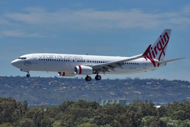 Boeing 737-700 (VH-YIA) - Taken from the public viewing area.