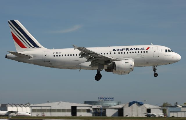 Airbus A319 (F-GRHF)