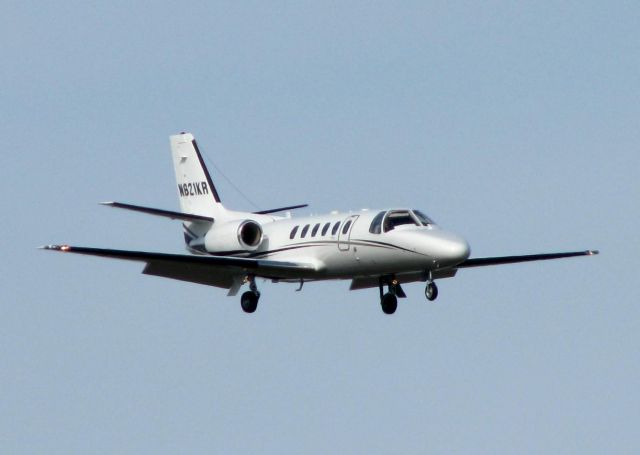 Cessna 500 Citation 1 (N621KR) - At Downtown Shreveport.