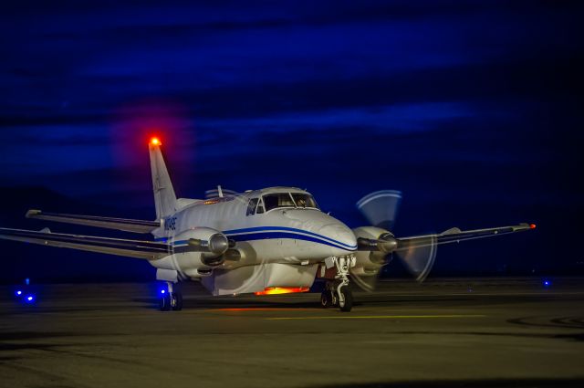 Beechcraft Airliner (N104BE) - Ameriflight BE99 getting parked prior to loading cargo bound for the smaller towns around New Mexico. Ever wonder how UPS gets their freight to the small towns quickly? This is how. ©Bo Ryan Photography | a rel=nofollow href=http://www.facebook.com/boryanphotowww.facebook.com/boryanphoto/a To everyone who has viewed and voted, THANK YOU!