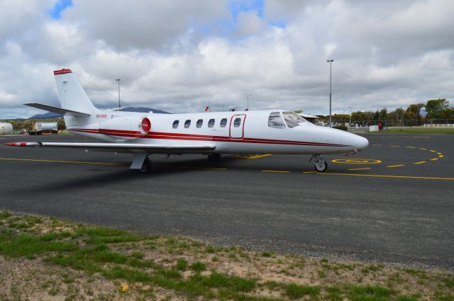 Cessna Citation II (VH-EMO) - Regular visitor to Flinders Island VH-EMO, March 2016