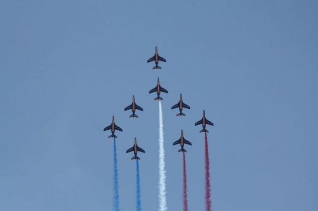 — — - Patrouille de France Salon aéronautique Le Bourget 26/06/2011