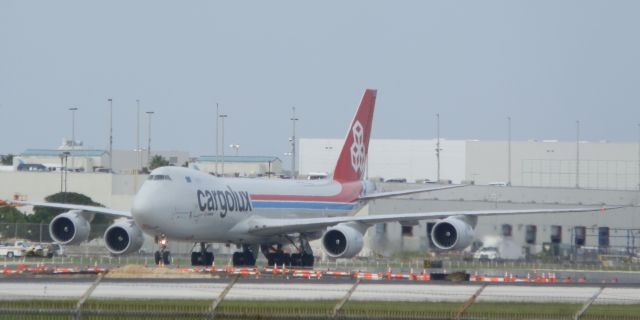 BOEING 747-8 (LX-VCB) - Arriving at"Cargo Terminal!" At KMIA From Luxembourg(ELLX)