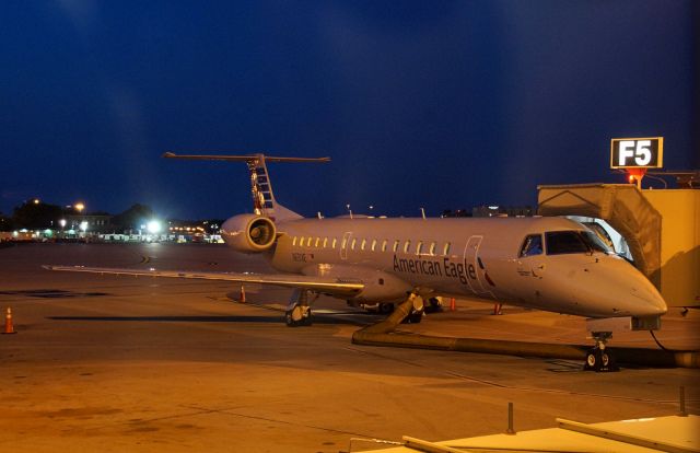 Embraer ERJ-145 (N631AE) - taken while waiting to board. Evening of Aug.26, 2017