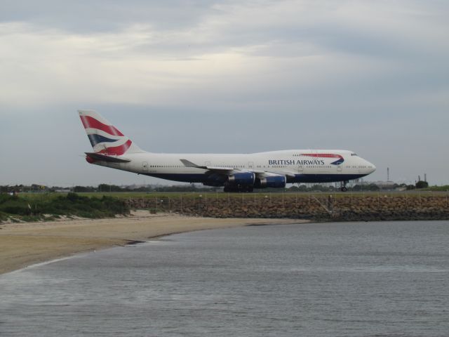 Boeing 747-400 (G-CIVD) - rear of old tower