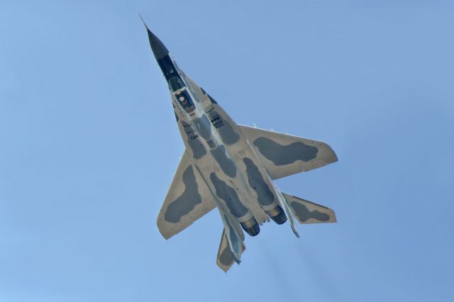 — — - DPRK Air Force Mig-29 at Wonsan