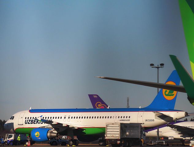 Airbus A320 (UK-32019) - I took this picture on Dec 29, 2018.br /HY3573/29Dec