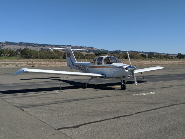 Piper Tomahawk (N9216T) - On the ramp. 