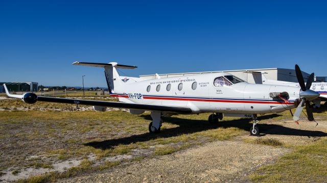 Pilatus PC-12 (VH-FDP) - -FDP when she flew for RFDS. Now has a new owner