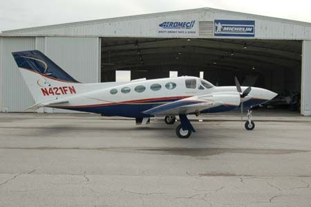 Cessna 421 (N421FN) - ad