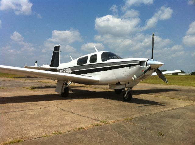 Mooney M-20 Turbo (N252BH) - Picking up the aircraft at Don Maxwell Aviation