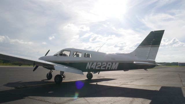 Piper Cherokee (N422RM) - N422RM on the ramp at Moore Aviation, KBVI.