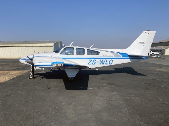 Beechcraft 55 Baron (ZS-WLO) - 17-JAN-2021