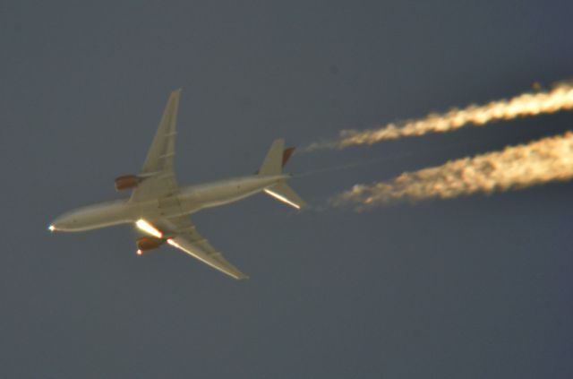 Boeing 777-200 — - Omni Air Express 544 Alexandria Intl to Wheeler-Sack Aaf  over Cleveland 37,000 ft. 09.23.15