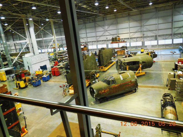 — — - The Restoration Hanger At The Steven Udvar Hazy Center