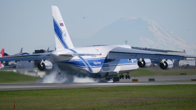 Antonov An-124 Ruslan (RA-82047) - VDA2930 from RJGG / NGO landing on Rwy 16R on 2/28/15. (ln 07-01 / cn 9773053259121).