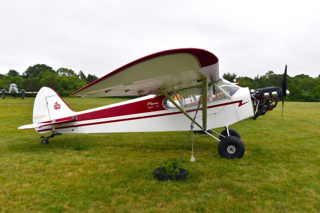 Piper NE Cub (N755MA) - Piper J-3C-40 Cub N755MA in Cape Cod Airfield 