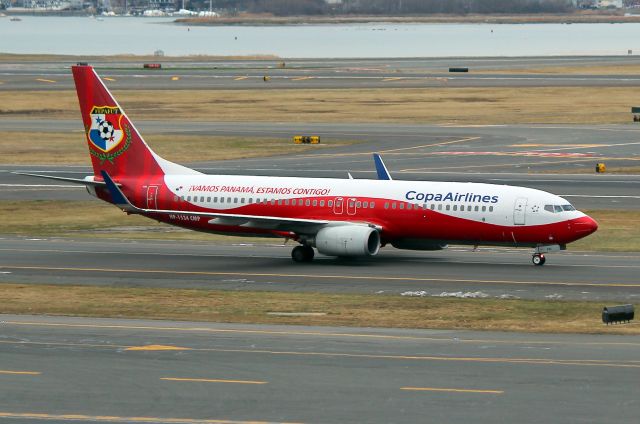 Boeing 737-800 (HP-1534CMP) - Copas Panamanian Football Club special livery taxiing for departure