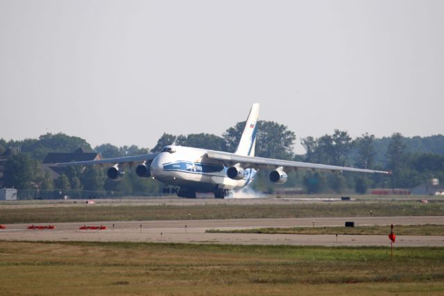 Antonov An-124 Ruslan (RA-82078) - A lucky catch for me this morning (19 Jul 2020). VDA3639, a Volga-Dnepr AN124-100, took off from New York Stewart Intl (KSWF) and arrived on RWY 24R at KCLE. I’ve seen AN124’s on the ground many times but never been able to catch them in the air. Timing is everything.