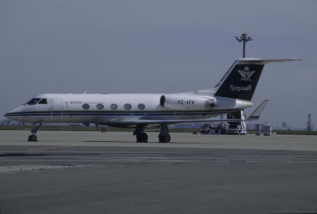 Gulfstream Aerospace Gulfstream 3 (HZ-AFN) - Parked at Tokyo-Haneda Intl Airport on 1999/04/08