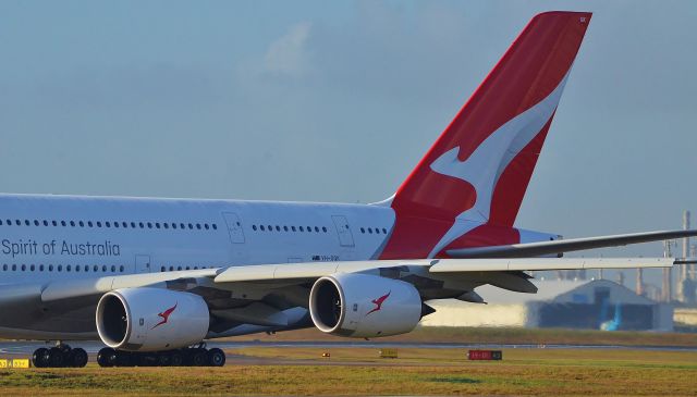 Airbus A380-800 (VH-OQK) - Recent diversion into Brisbane