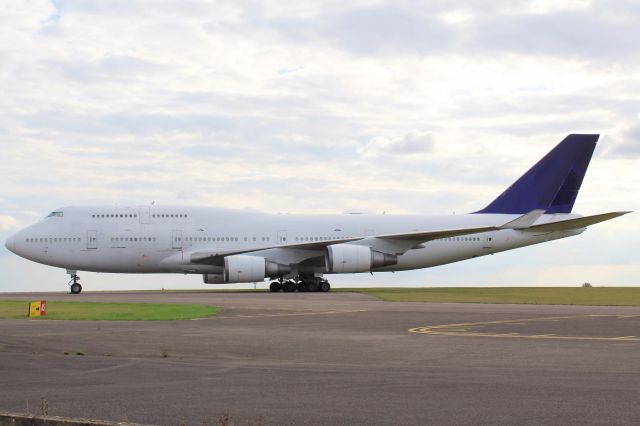 Boeing 747-400 (9H-AZB) - A former Saudi Arabian B747-400 parked at Cotswolt Kemble Airport.br /br /Location: Cotswold Kemble Airport.br /Date: 31.08.22 (dd/mm/yy).