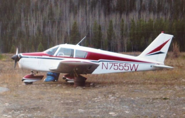 Piper Cherokee (N7555W) - Spirit in the Sky - floats off - ready for flight to San Diego - Alaska 2005 - before restoration