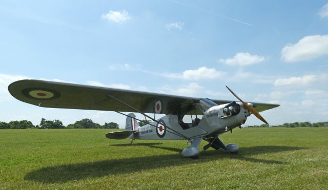 Piper NE Cub (N6263H) - Shown here is a 1946 Taylorcraft Piper NE (US Navy) J3C-65 Cub from the Spring of 2024.