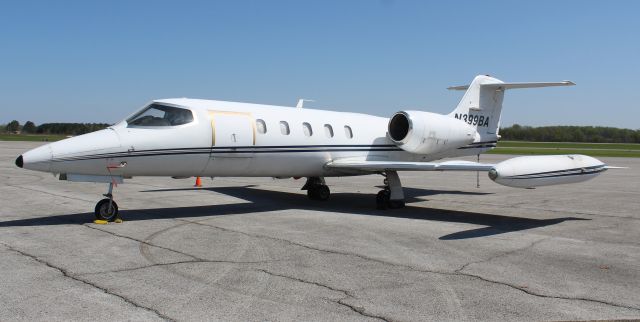 Learjet 35 (N399BA) - A Royal Air Freight Gates Learjet 35A on the ramp at NW Alabama Regional Airport, Muscle Shoals, AL - April 4, 2018.