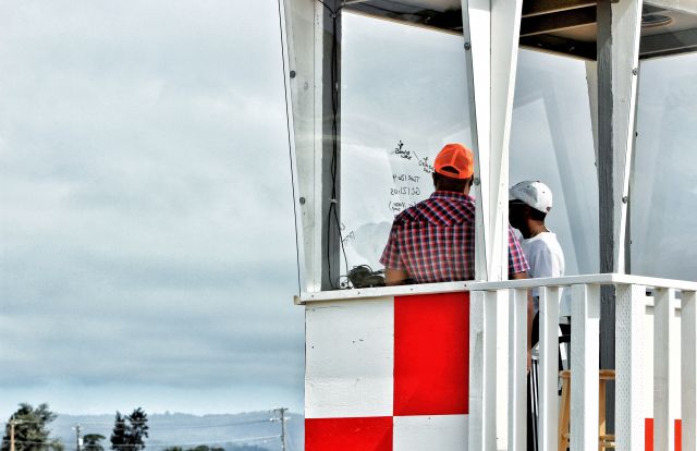 — — - Temporary tower for the 2016 fly in at Watsonville Municipal Airport.