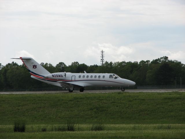 Cessna Citation II (N20AU) - Taken from the airport fire department at KJAN on an IFR day.