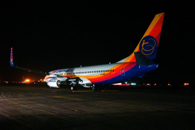 Boeing 737-800 (9Y-JMD) - @ The Blast Fence