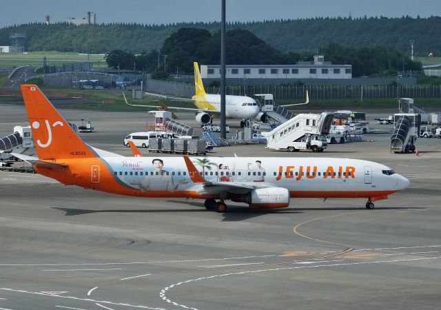 Boeing 737-800 (HL8033) - Taxing at NRT (2017/08/09)
