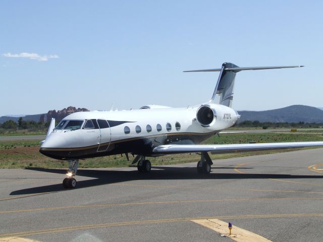 N721RL — - Gulfstream G4 departing Sedona Airport