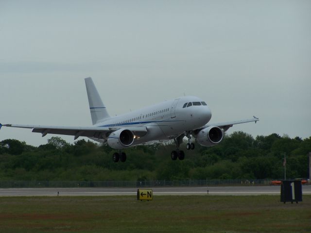 CS-TFU — - CS-TFU seconds from landing after a long flight from Portugal with Benfica FC Due to play at Foxboro stadium on Thursday