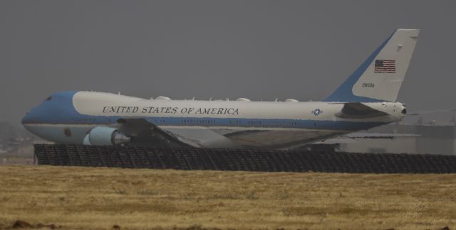 N28000 — - Air Force One, lots of heat and distance