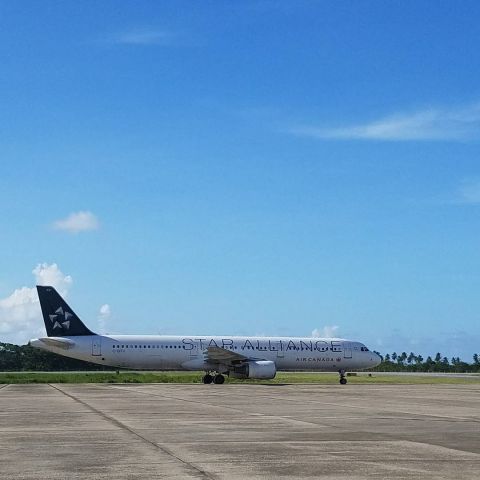 Airbus A321 — - Aeropuerto Intl El Catey, Samana. Rep. Dom. 