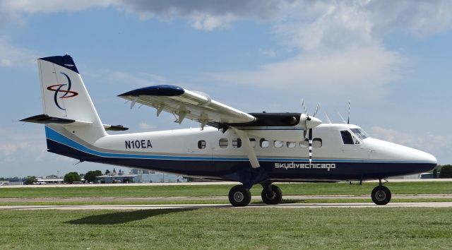 De Havilland Canada Twin Otter (N10EA) - A Twin Otter taxing out for departure at EAA AirVenture 2015!