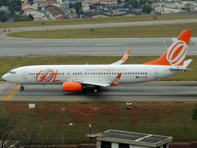 Boeing 737-800 (PR-GGQ) - Boeing 737-8EH SFP (CN 37596/3103) Gol - Fab: 2009 / Ex: Webjet  - Aeroporto de Congonhas/São Paulo (CGH/SBSP) , Brazil