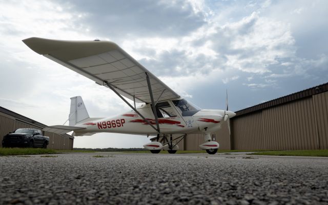 IKARUS Bison (N996SP) - Plane is nicknamed “Bones” and we had just rolled it out of the hangar.