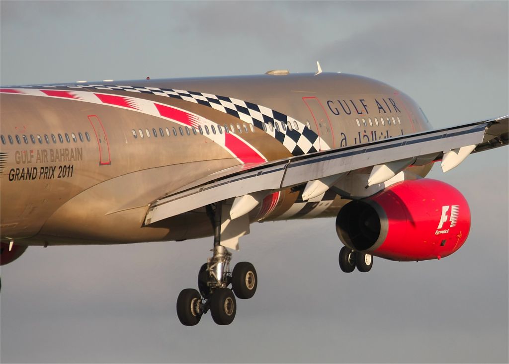 Airbus A330-300 (A9C-KB) - Promoting the 2011 bahrain Grand Prix