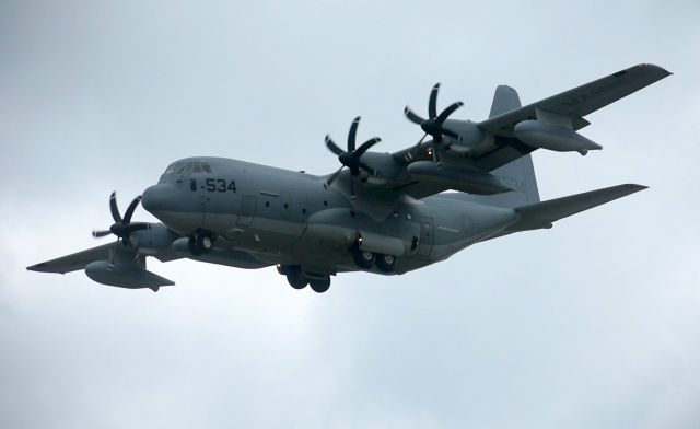 Lockheed C-130 Hercules (N9534) - USMC KC-130J approaching outer marker at Myrtle Beach International Airport, SC on January 16, 2020.