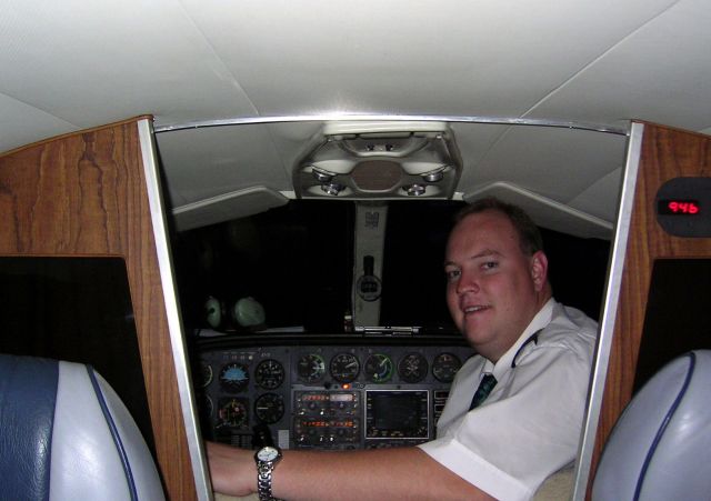 Cessna 402 (ZS-LMY) - Captain JP du Toit from Zenith Air. En route to Lanseria, South Africa.