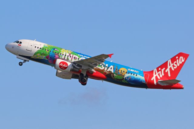 Airbus A320 (PK-AXD) - "Colours of Indonésia" livery