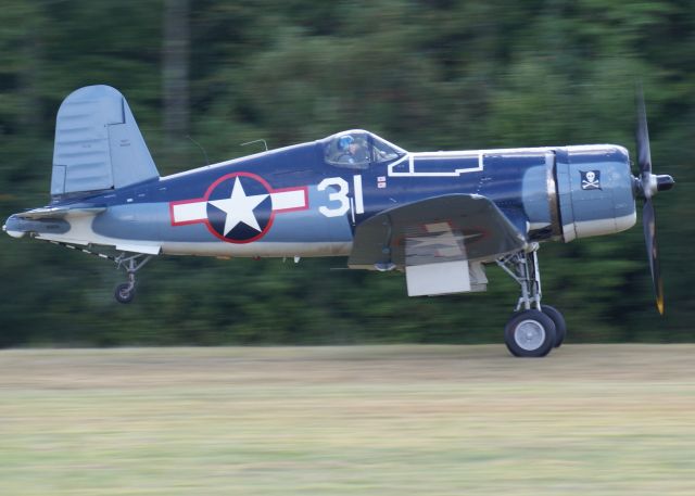 N46RL — - Vought Corsair. An amazing Warbirds over the Beach 2021 airshow at Jerry Yagen’s Military Aviation Museum at Pungo, VA near Virginia Beach, 2-3 October 2021. If you’ve never attended one of his airshows, you ought to check it out. Multiple formations of US Army Air Corps, US Navy, RAF, and German aircraft. With Covid, this show was a combined WWI, WWII, etc. airshow. 