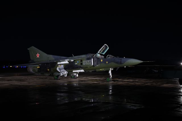 MIKOYAN MiG-27 Bahadur (N23UB) - Taken during the night photo shoot during Thunder Over Michigan 2023