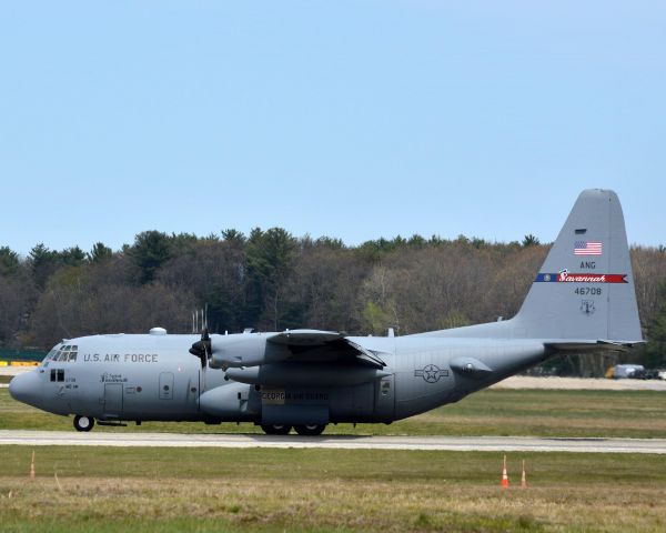 Lockheed C-130 Hercules (94-6708) - One of 5 c-130’s from the Georgia Air guard to night stop at pease before going overseas 