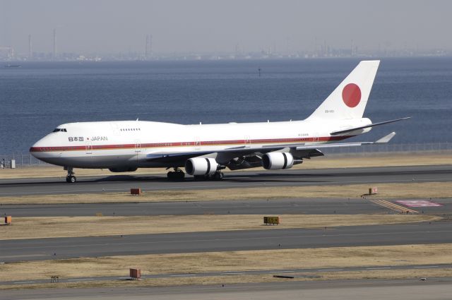 Boeing 747-400 (20-1101) - Landing at Haneda Intl Airpor Rwy34R on 2013/01/30 "Japan Air Self-Defence Force"