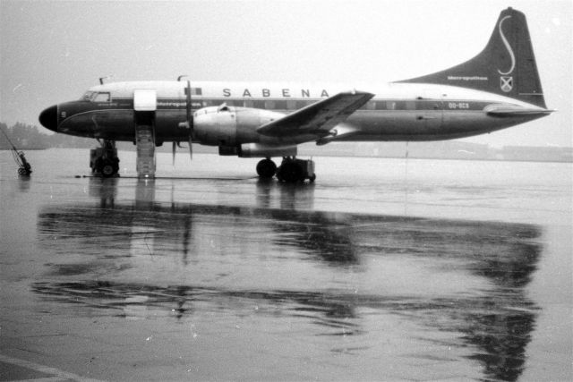 CONVAIR CV-340 Convairliner (OO-SCS) - 1966 at Düsseldorf (EDDL)